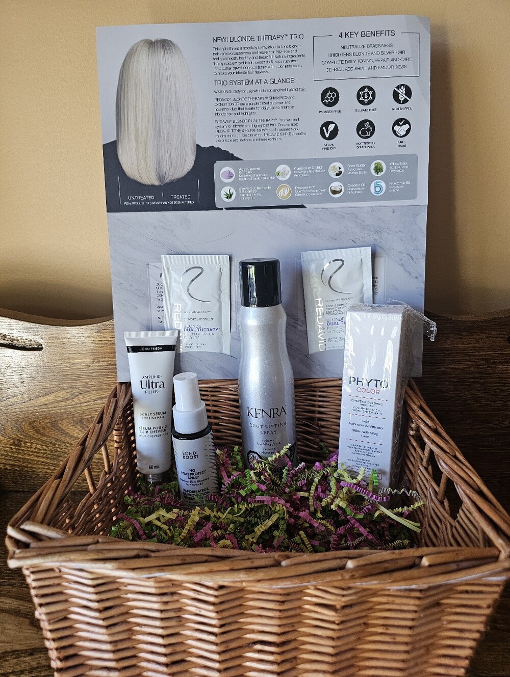 KENRA/PHYTO/JOHN FRIEDA HAIR PRODUCT BUNDLE - For Fine Color Treated Hair